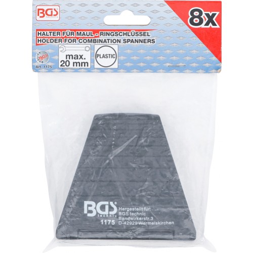 BGS Halter für Maul-/Ringschlüssel | 8 Auflagen