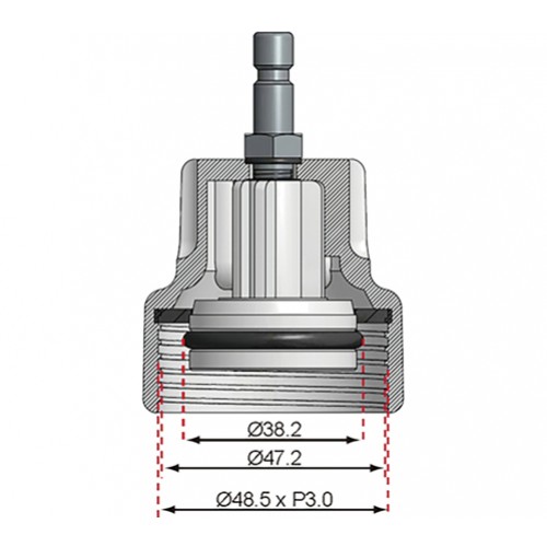 BGS Adapter Nr. 18 für Art. 8027, 8098 | für VW