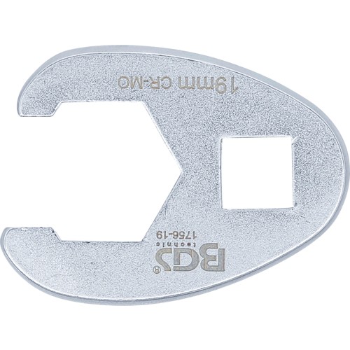 BGS Hahnenfußschlüssel | Antrieb Innenvierkant 10 mm (3/8"") | SW 19 mm