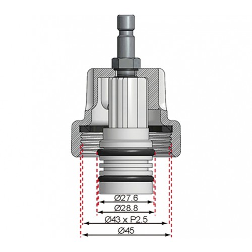 BGS Adapter Nr. 16 für Art. 8027, 8098 | für Mercedes-Benz