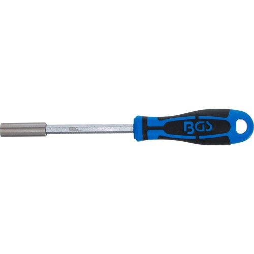 BGS Drehgriff für Bits | Abtrieb Innensechskant 6,3 mm (1/4"") | 200 mm