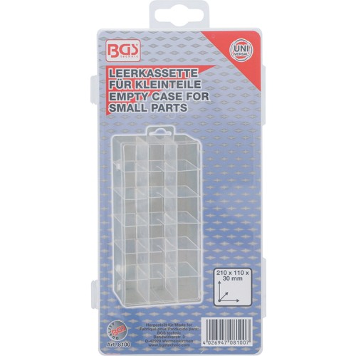 BGS Leerkassette für Kleinteile