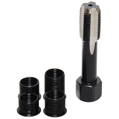 BGS Reparatursatz für Zündkerzengewinde | M12 x 1,25 mm | 5-tlg.