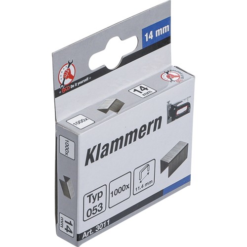 BGS Klammern | Typ 53 | 14 x 11,4 mm | 1000 Stück