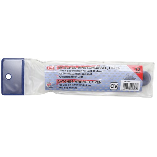 BGS Ratschen-Ringschlüssel, offen | SW 12 mm