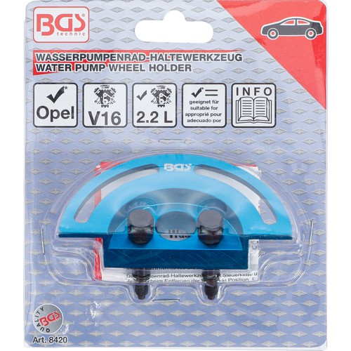 BGS Wasserpumpenrad-Haltewerkzeug | für Opel Ecotec-Motoren