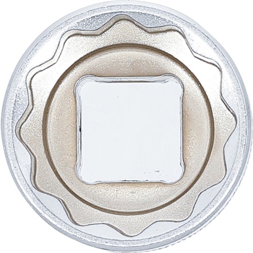 BGS Steckschlüssel-Einsatz Zwölfkant | Antrieb Innenvierkant 12,5 mm (1/2"") | SW 24 mm