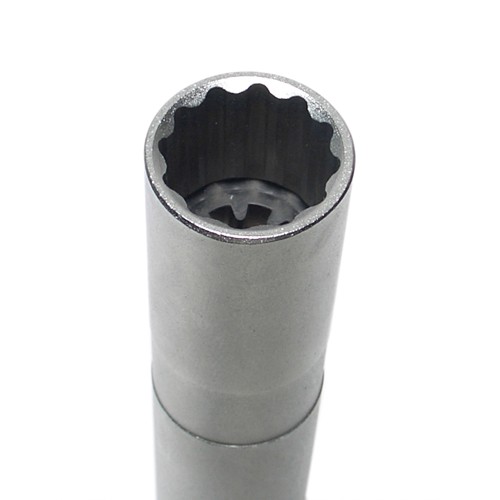 BGS Zündkerzen-Einsatz mit Magnet, Zwölfkant, lang | Antrieb Innenvierkant 10 mm (3/8"") | SW 14 mm