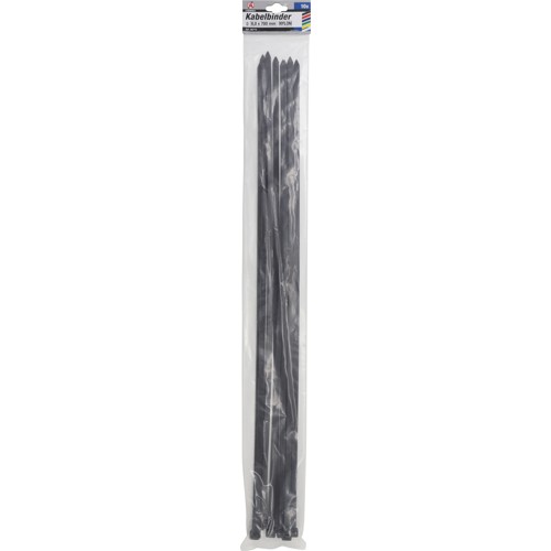 BGS Kabelbinder-Sortiment | schwarz | 8,0 x 700 mm | 10-tlg.