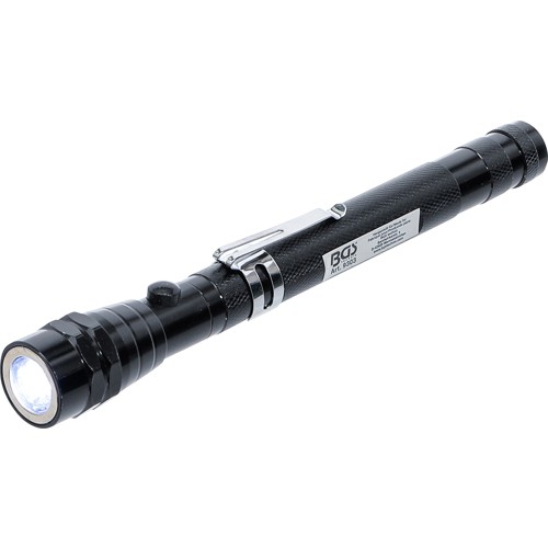 BGS Ausziehbare LED-Leuchte mit Magnetheber | ""2-IN-1""