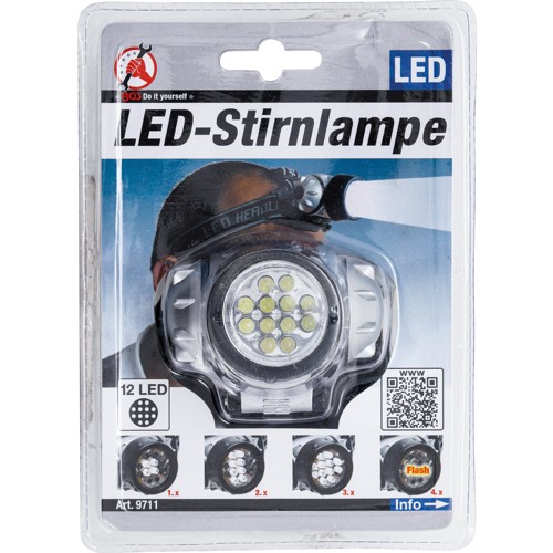 BGS LED-Stirnlampe | 12 LED