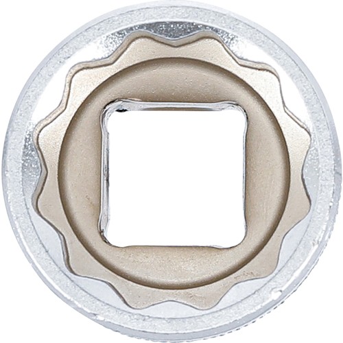 BGS Steckschlüssel-Einsatz Zwölfkant | Antrieb Innenvierkant 12,5 mm (1/2"") | SW 23 mm