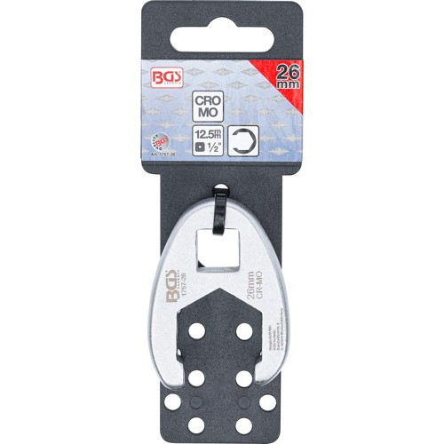 BGS Hahnenfußschlüssel | Antrieb Innenvierkant 12,5 mm (1/2"") | SW 26 mm