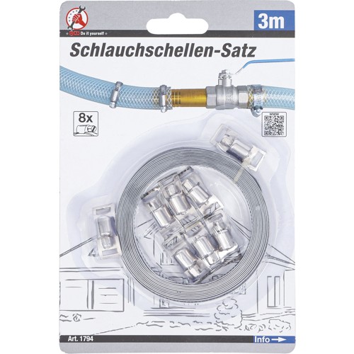 BGS Schlauchschellen-Satz | ""Endlos"" | 3 m