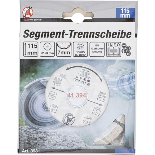 BGS Segment-Trennscheibe | Ø 115 mm