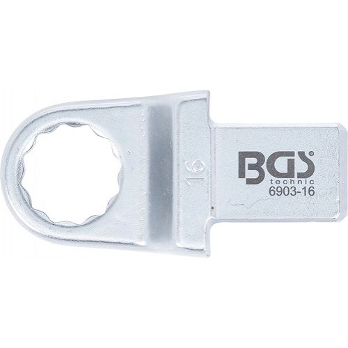 BGS Einsteck-Ringschlüssel | 16 mm | Aufnahme 14 x 18 mm