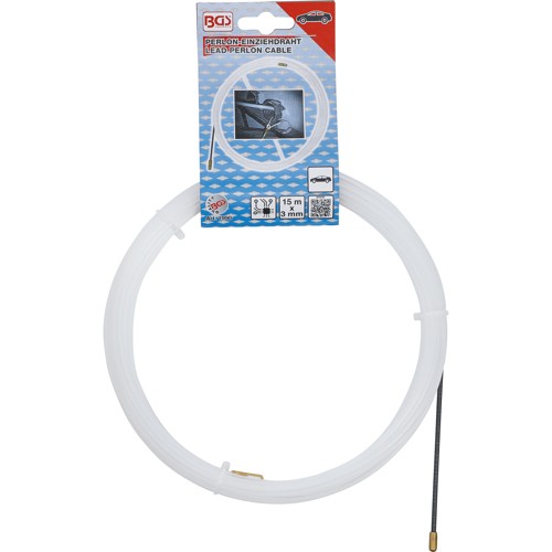BGS Perlon-Einziehdraht | 15 m x 3 mm
