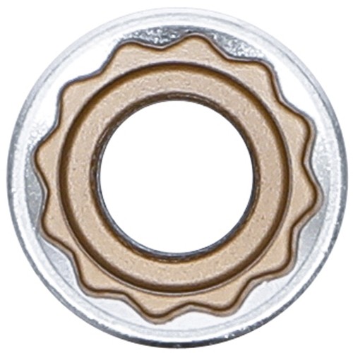 BGS Steckschlüssel-Einsatz Zwölfkant, tief | Antrieb Innenvierkant 12,5 mm (1/2"") | SW 19 mm