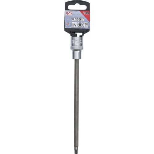 BGS Bit-Einsatz | Länge 200 mm | Antrieb Innenvierkant 12,5 mm (1/2"") | T-Profil (für Torx) T40