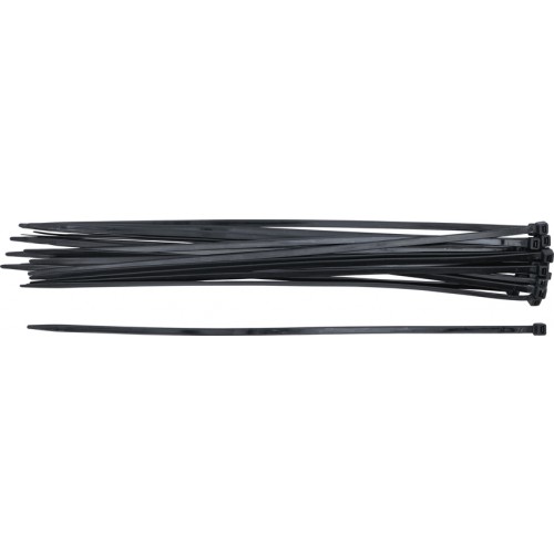 BGS Kabelbinder-Sortiment | schwarz | 7,6 x 500 mm | 20-tlg.