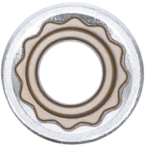 BGS Steckschlüssel-Einsatz Zwölfkant, tief | Antrieb Innenvierkant 12,5 mm (1/2"") | SW 18 mm