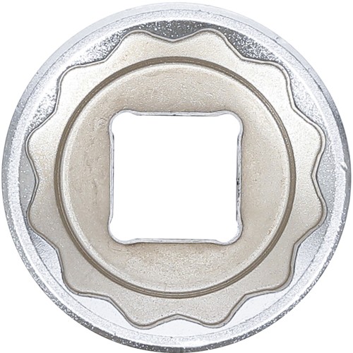 BGS Steckschlüssel-Einsatz Zwölfkant | Antrieb Innenvierkant 12,5 mm (1/2"") | SW 27 mm