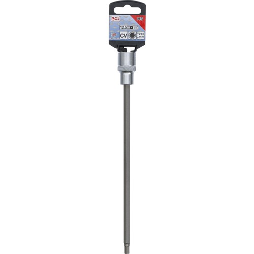 BGS Bit-Einsatz | Länge 240 mm | Antrieb Innenvierkant 12,5 mm (1/2"") | Innensechskant 6 mm