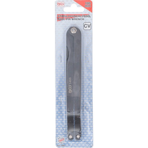 BGS Stirnlochschlüssel | verstellbar | 180 mm