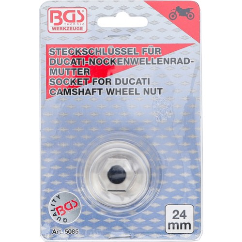 BGS Spezial-Einsatz | für Ducati Nockenwellenradmuttern | 24 mm