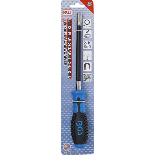 BGS Flexibler Sechskant-Schraubendreher | SW 7 mm
