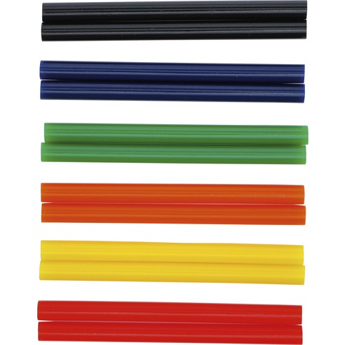 BGS Heißklebe-Patronen | bunt | Ø 11 mm, 150 mm | 12-tlg.