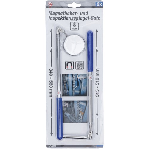 BGS Magnetheber- und Inspektionsspiegel-Satz | 2-tlg.