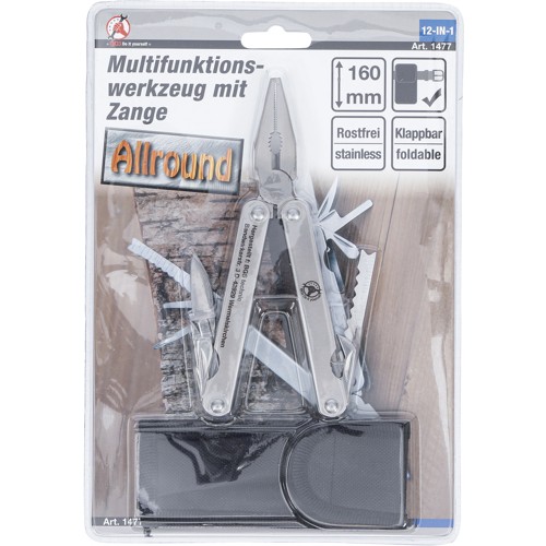 BGS Multifunktionswerkzeug mit Zange | 12-IN-1 | 160 mm