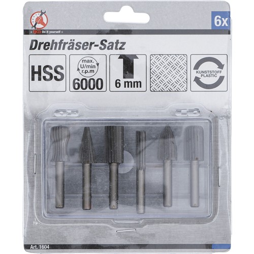 BGS Drehfräser-Satz | 6-tlg.