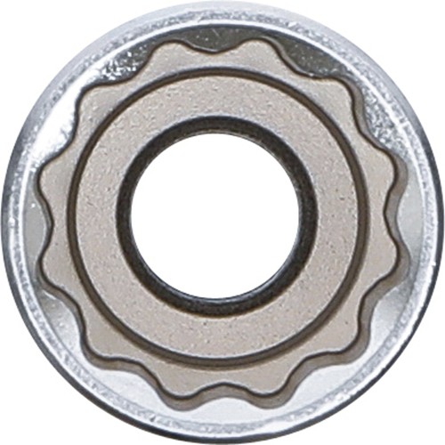 BGS Steckschlüssel-Einsatz Zwölfkant, tief | Antrieb Innenvierkant 12,5 mm (1/2"") | SW 22 mm