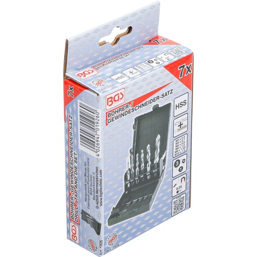 BGS HSS-G Bohrer-/Gewindeschneider-Satz | 7-tlg.