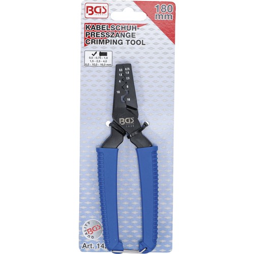 BGS Kabelschuh-Presszange | für Aderendhülsen bis 16,0 mm²