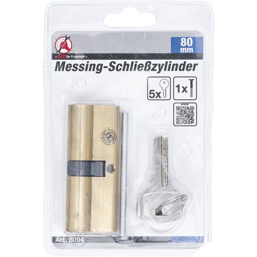 BGS Messing-Schließzylinder | 80 mm