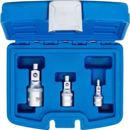 BGS Verlängerungs-Satz mit Magnethalter | 6,3 mm (1/4"") / 10 mm (3/8"") / 12,5 mm (1/2"") | 3-tlg.