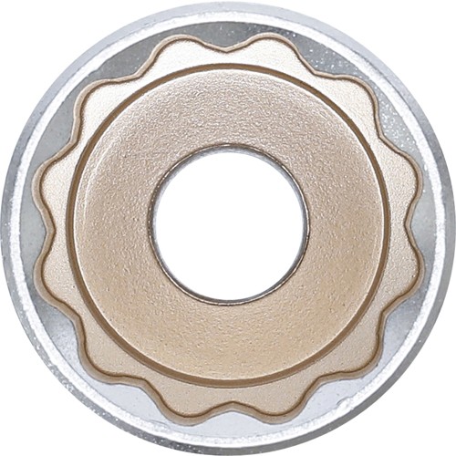 BGS Steckschlüssel-Einsatz Zwölfkant, tief | Antrieb Innenvierkant 12,5 mm (1/2"") | SW 27 mm
