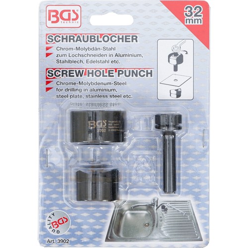 BGS Schraublocher | 32 mm