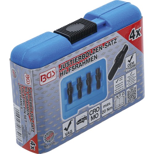 BGS Fixierbolzen-Satz | für VAG Hilfsrahmen | M12 x 1,5 mm | 4-tlg.