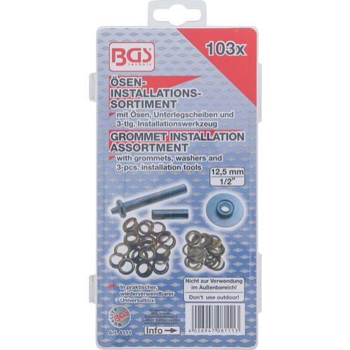 BGS Ösen-Installations-Sortiment | 103-tlg.