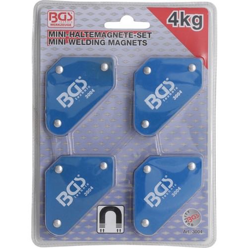BGS Mini-Magnethalter-Satz | 45° - 90° - 135° | 4-tlg.