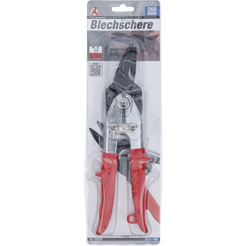 BGS Blechschere | links / gerade schneidend | 260 mm