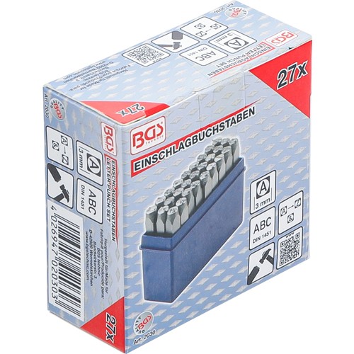 BGS Einschlagbuchstaben | 3 mm