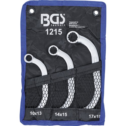 BGS Starter- und Blockschlüssel-Satz | SW 10 x 13 - 17 x 19 mm | 3-tlg.
