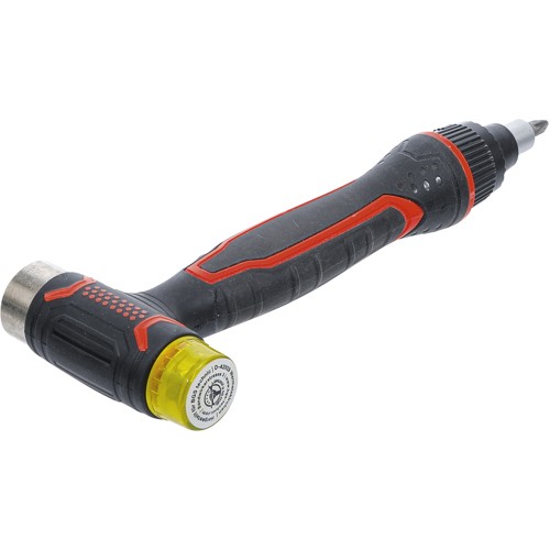 BGS Wechselkopf-Hammer | mit Ratschen-Drehgriff für Bits, umschaltbar | 3-in-1