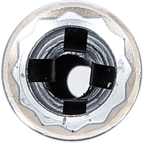 BGS Zündkerzen-Einsatz Zwölfkant, extra lang | Antrieb Innenvierkant 10 mm (3/8"") | SW 18 mm