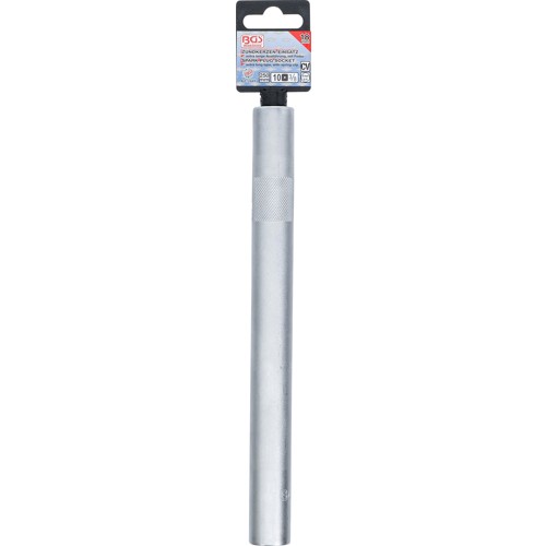 BGS Zündkerzen-Einsatz Zwölfkant, extra lang | Antrieb Innenvierkant 10 mm (3/8"") | SW 18 mm